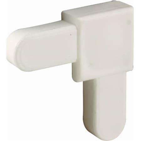 Lawnitator PL 14336 20 Pack; White - Plastic Square Cut Screen Frame Corner LA586525